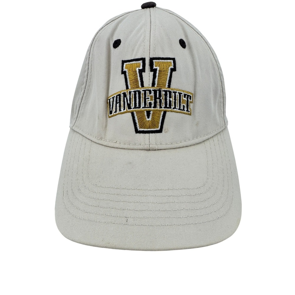 Vanderbilt University Commodores Hat Cap Men OSFM Tan Embroidered NCAAC